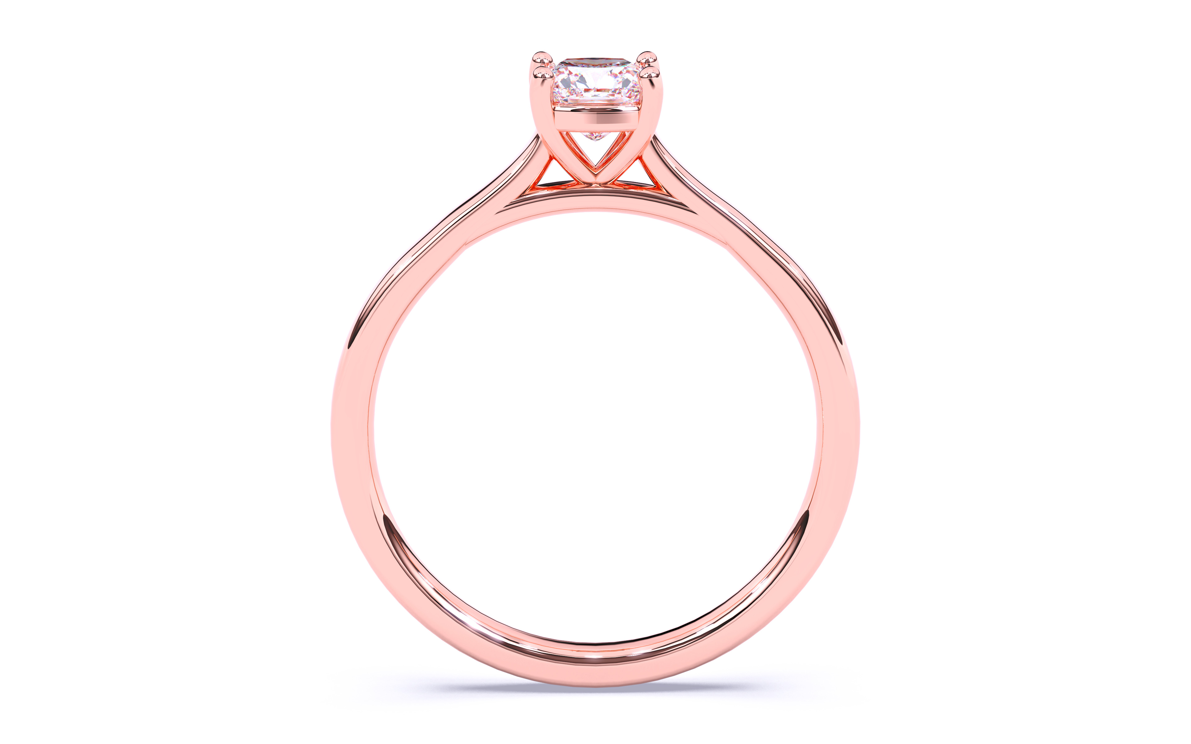Solitaire Engagement ring 3dm stl renders details 3D print model_11