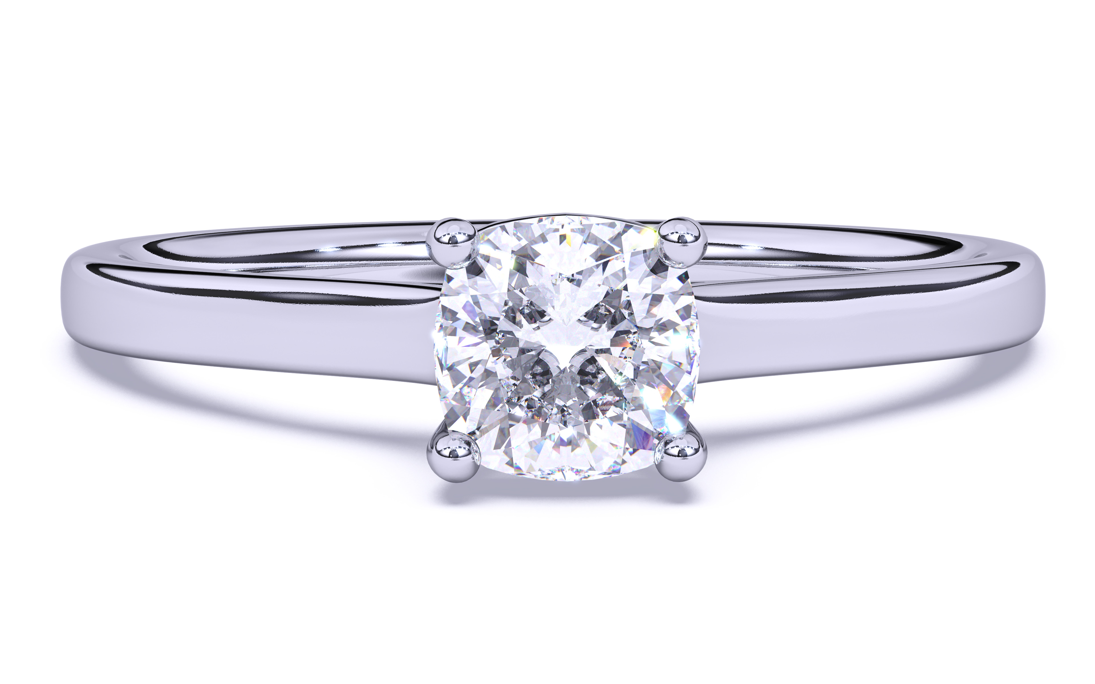 Solitaire Engagement ring 3dm stl renders details 3D print model_15