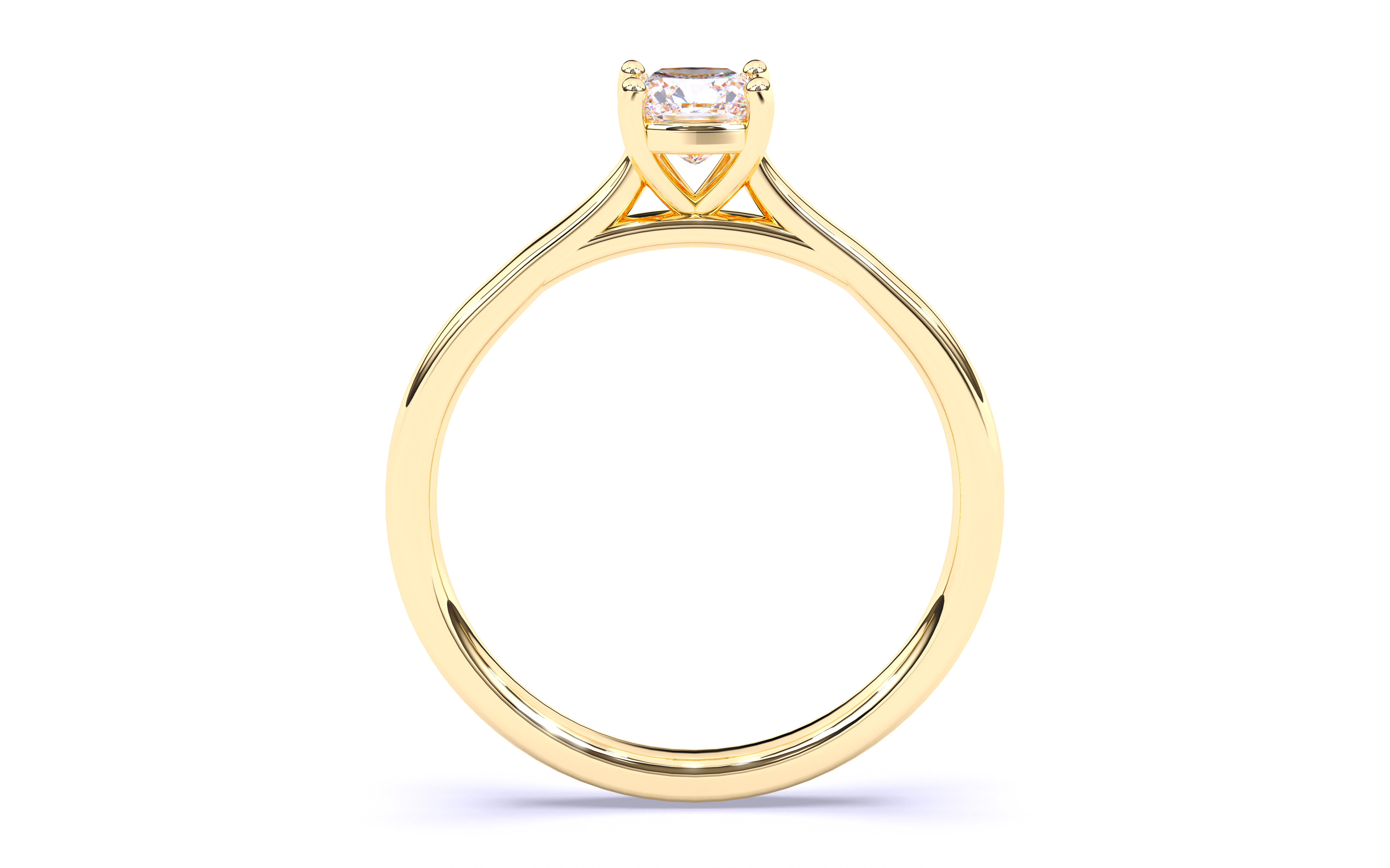 Solitaire Engagement ring 3dm stl renders details 3D print model_6