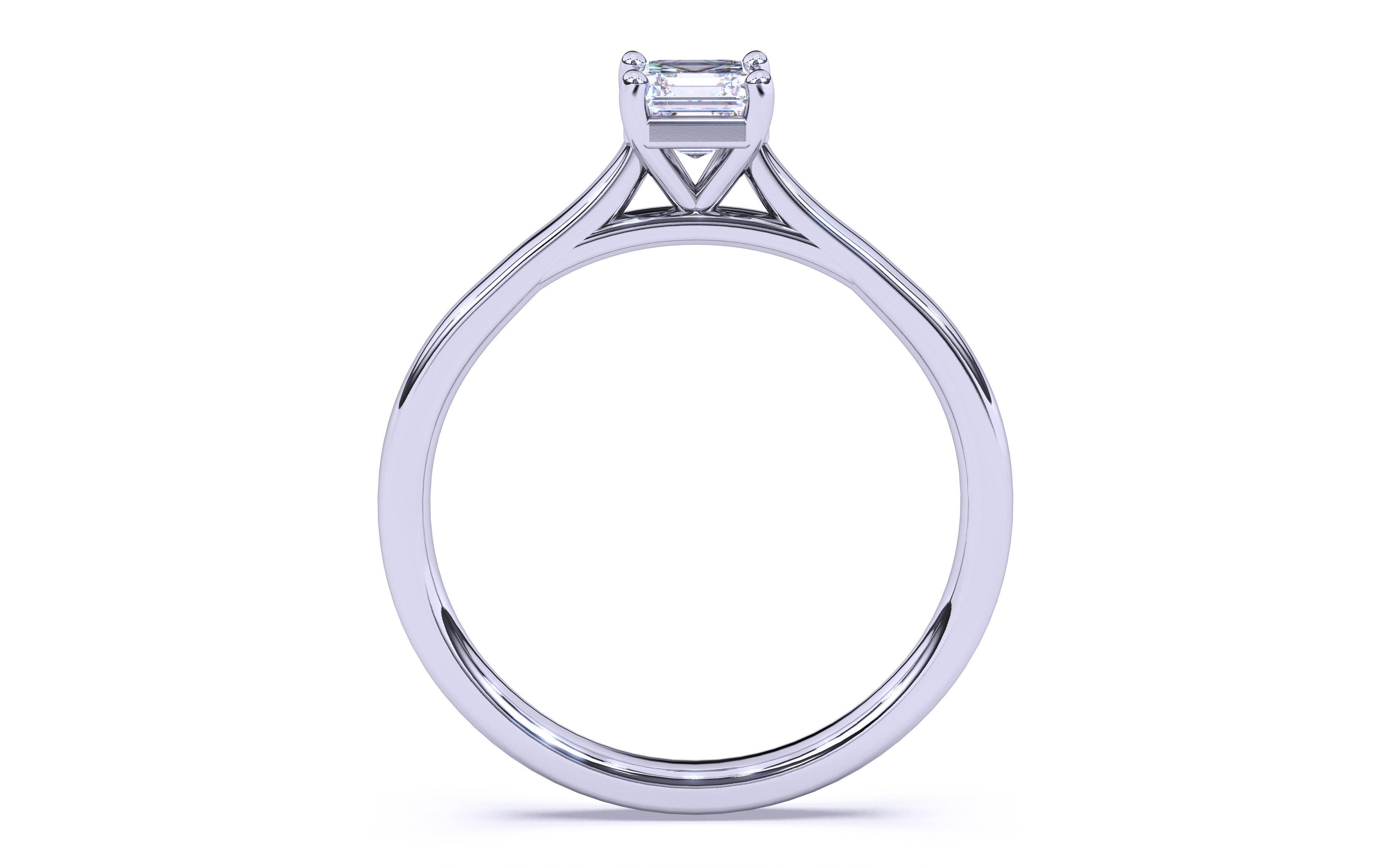 Solitaire Engagement ring 3dm stl renders details 3D print model_8