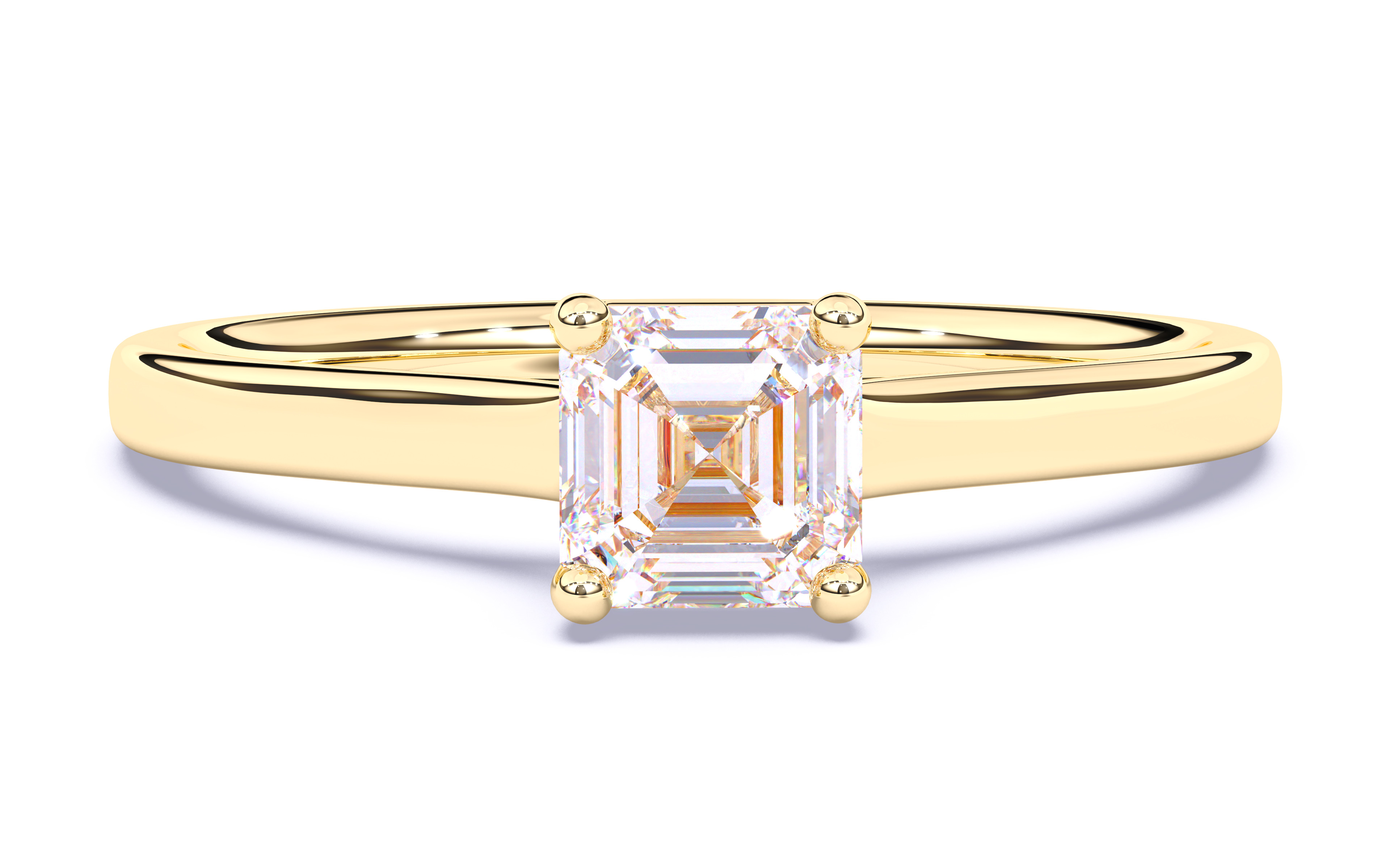 Solitaire Engagement ring 3dm stl renders details 3D print model_16