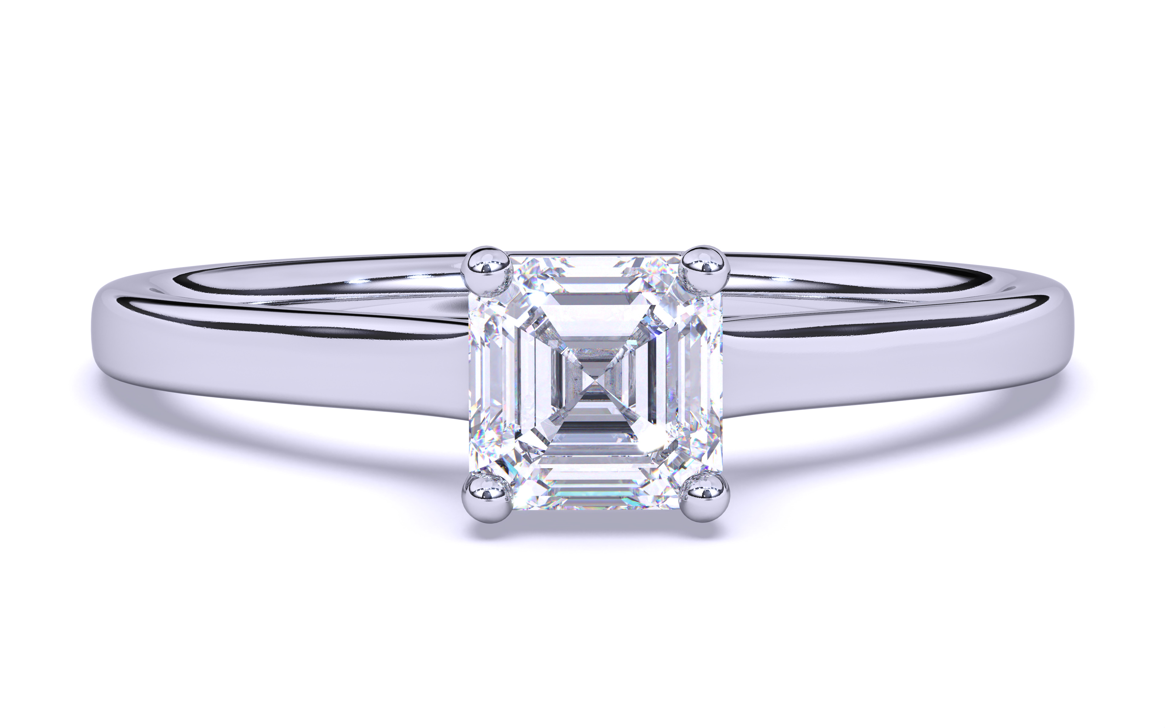 Solitaire Engagement ring 3dm stl renders details 3D print model_14