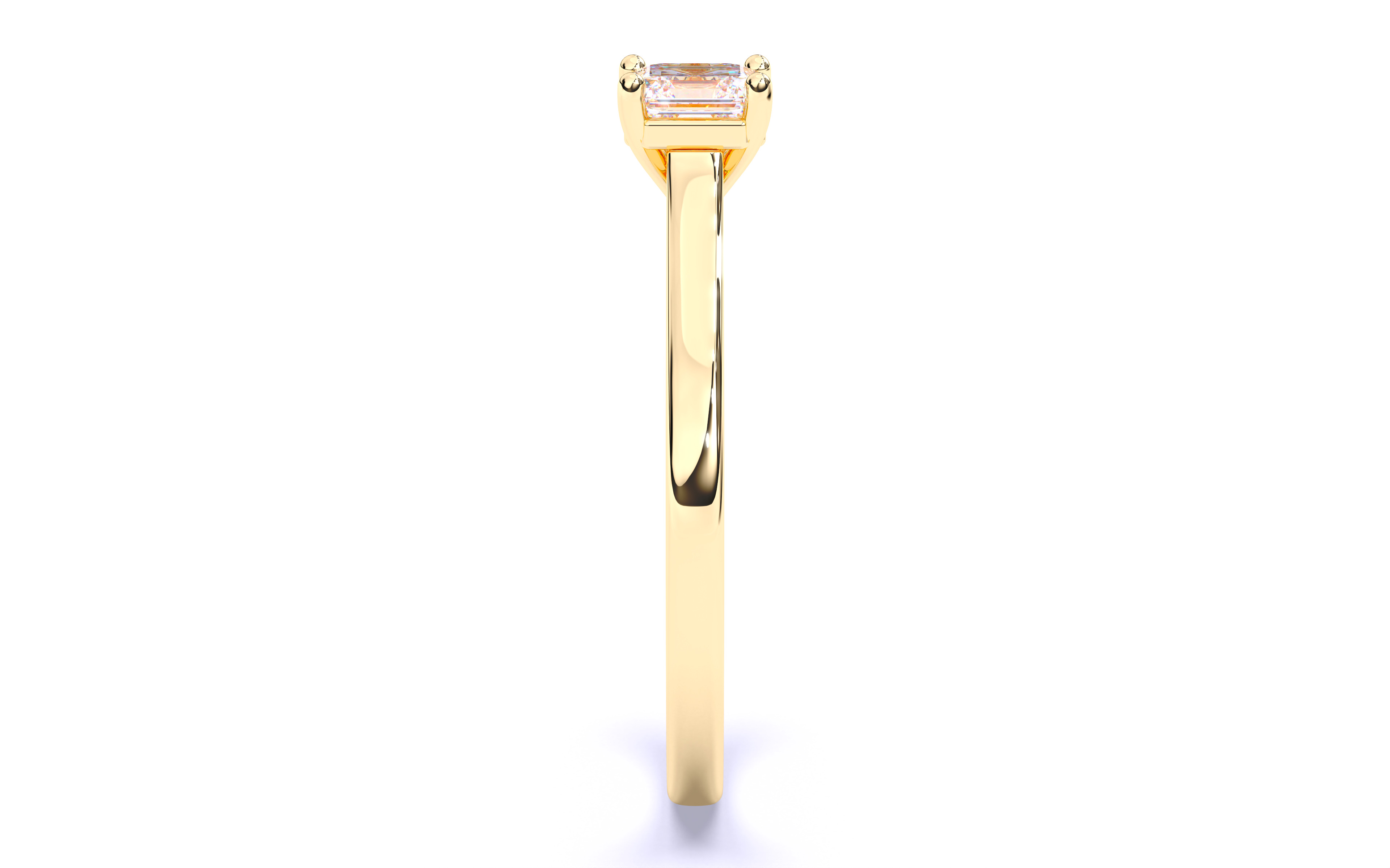 Solitaire Engagement ring 3dm stl renders details 3D print model_5