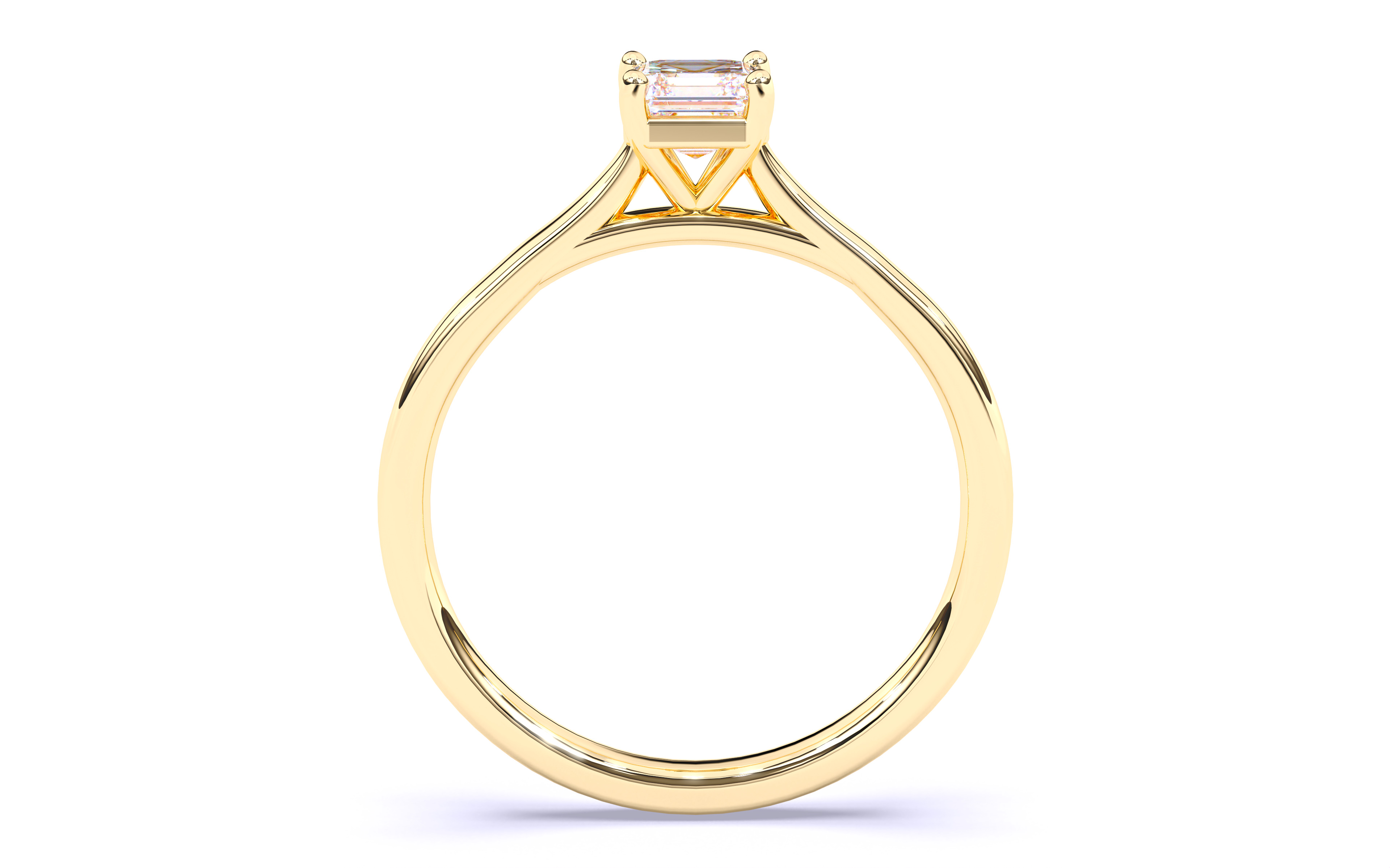 Solitaire Engagement ring 3dm stl renders details 3D print model_6