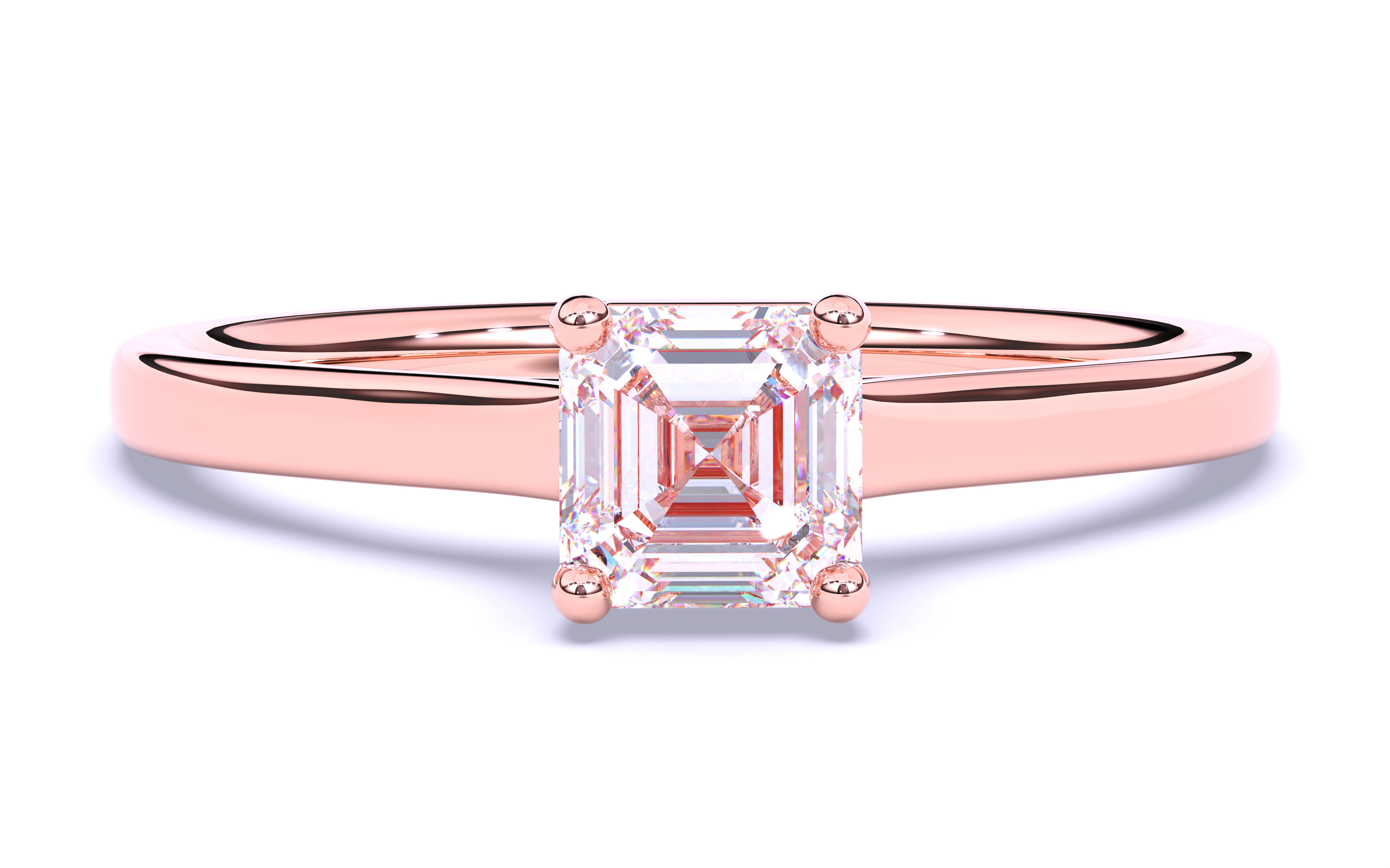 Solitaire Engagement ring 3dm stl renders details 3D print model_13