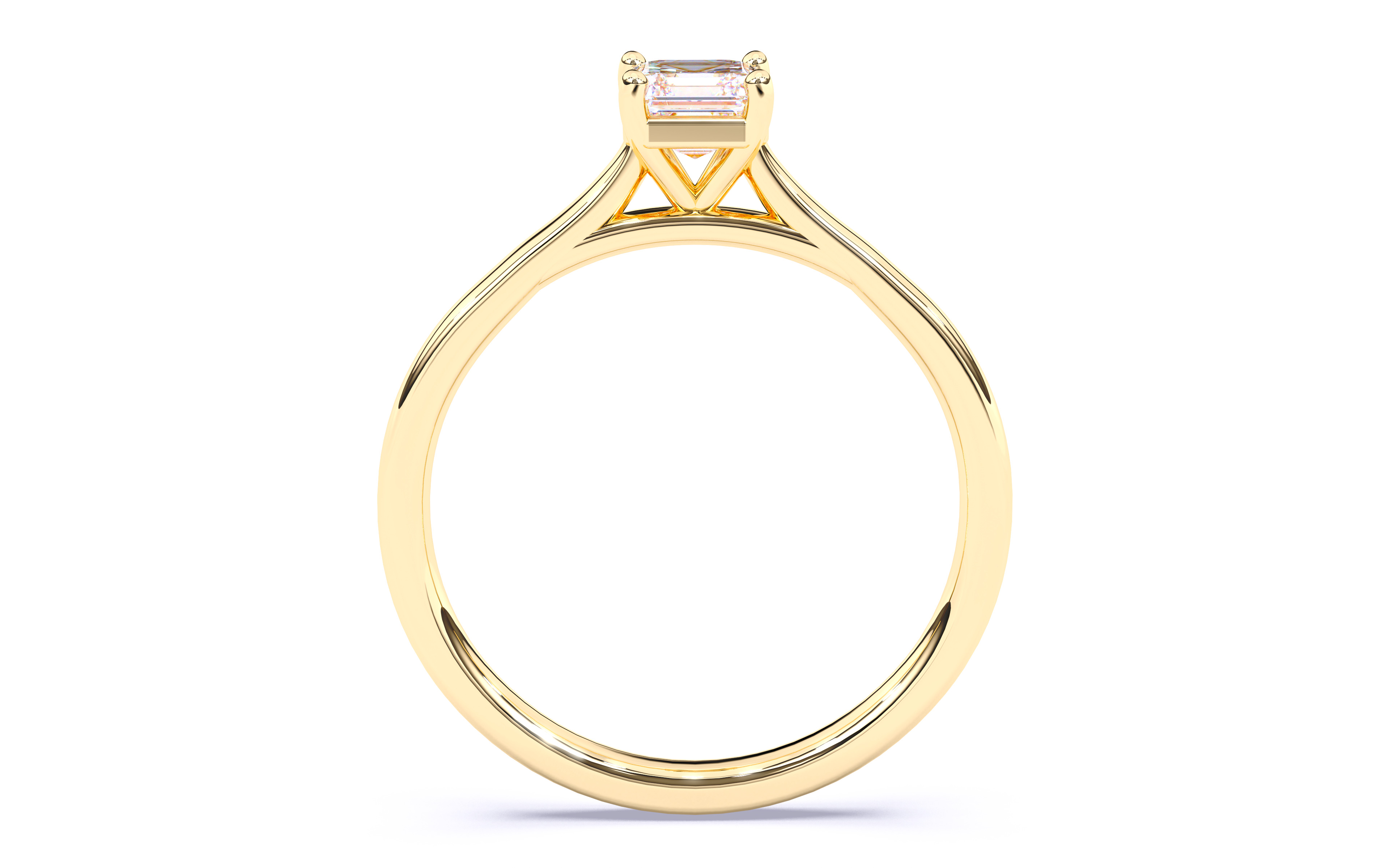 Solitaire Engagement ring 3dm stl renders details 3D print model_7
