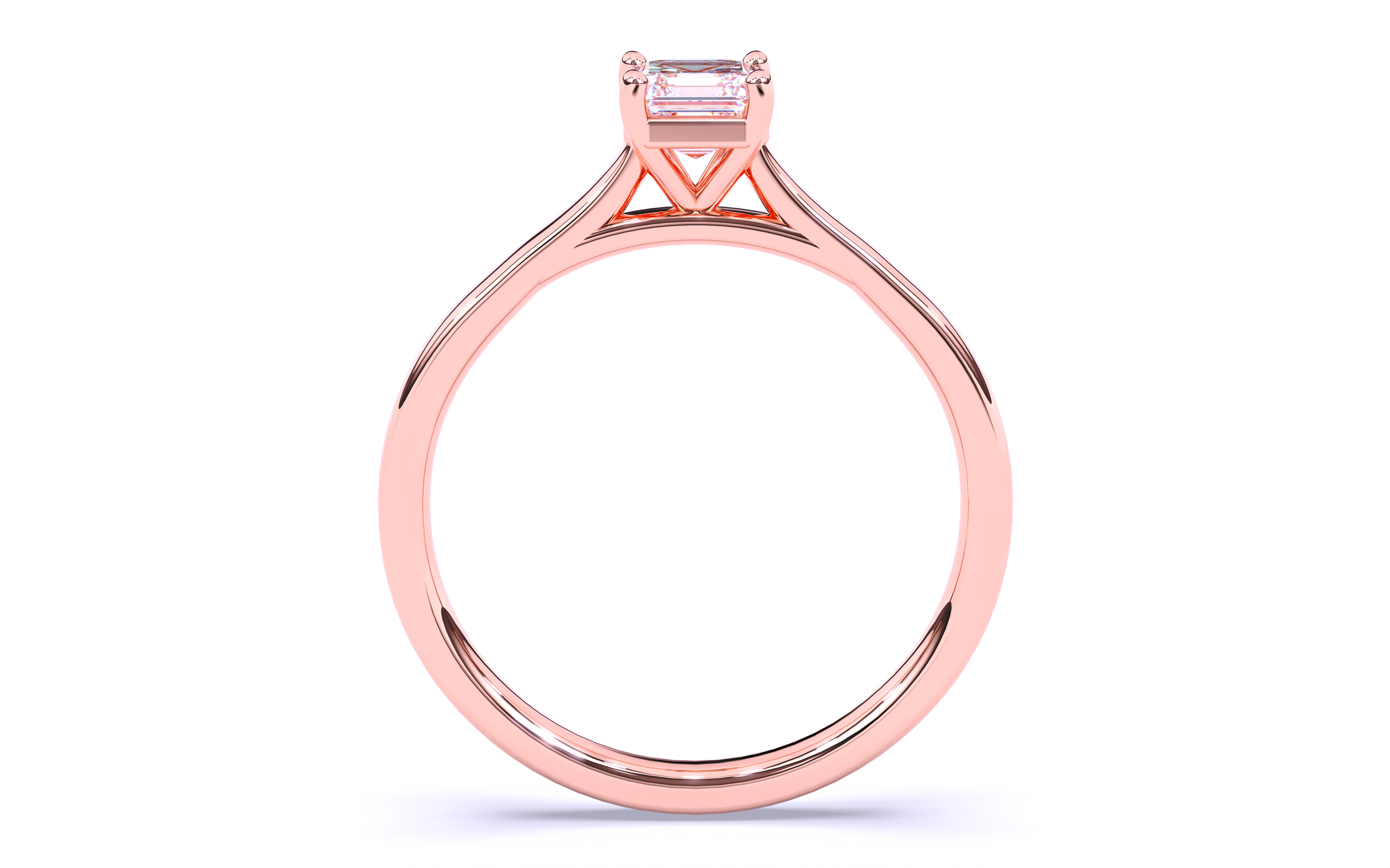 Solitaire Engagement ring 3dm stl renders details 3D print model_10