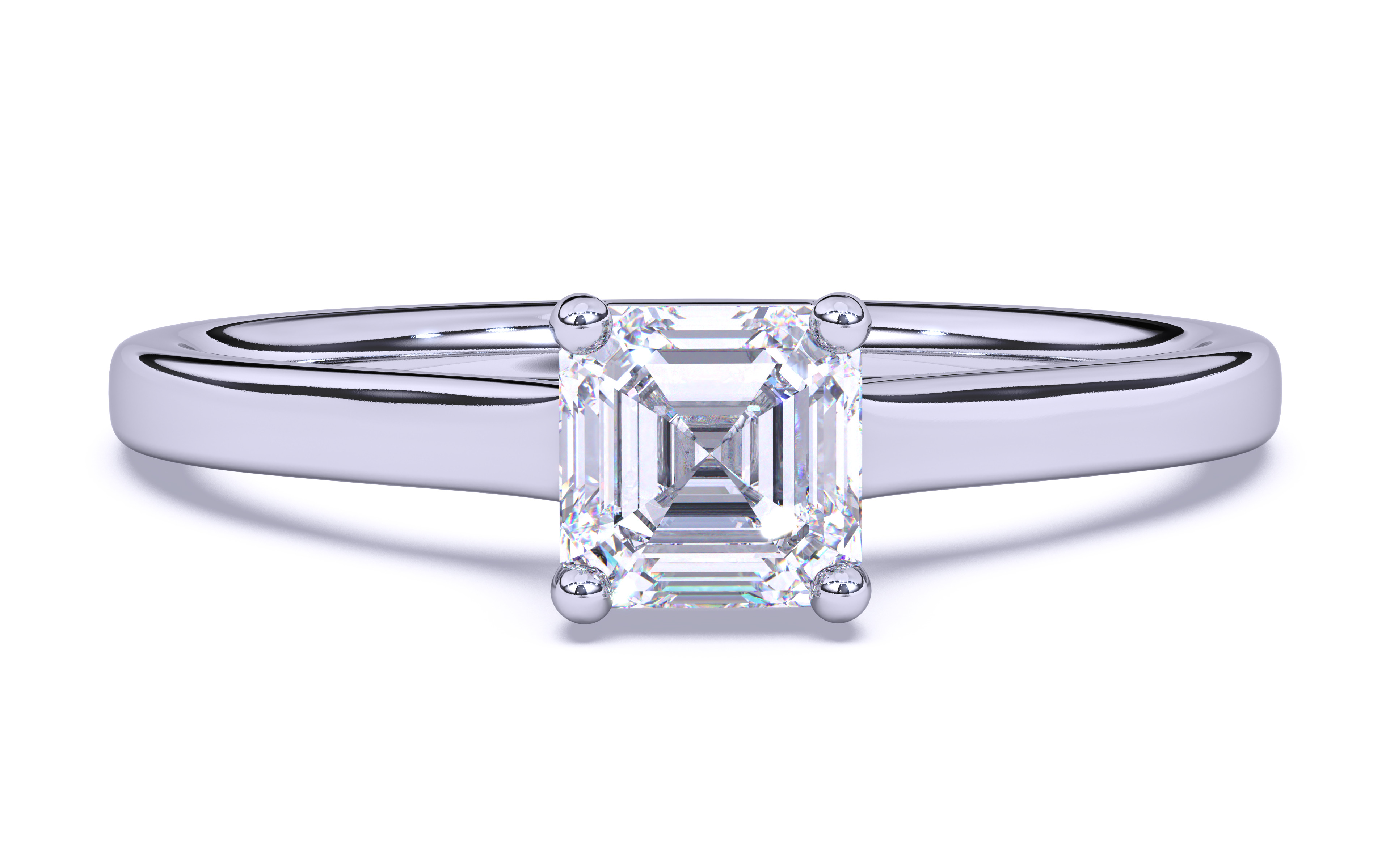 Solitaire Engagement ring 3dm stl renders details 3D print model_15