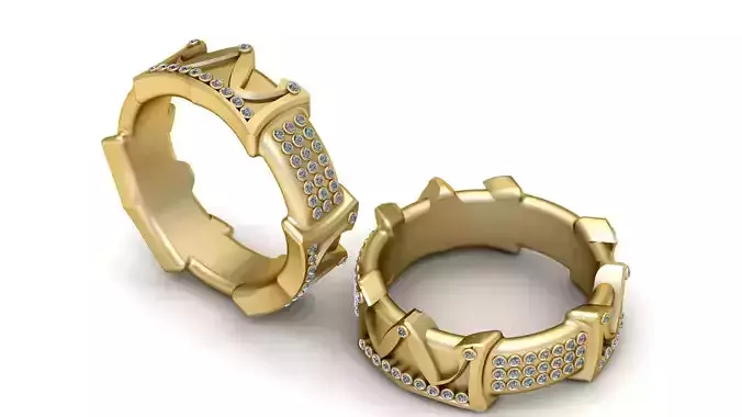 Designer Crown Ring
