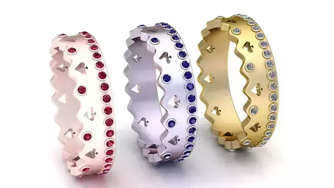 Custom ring 3D print model