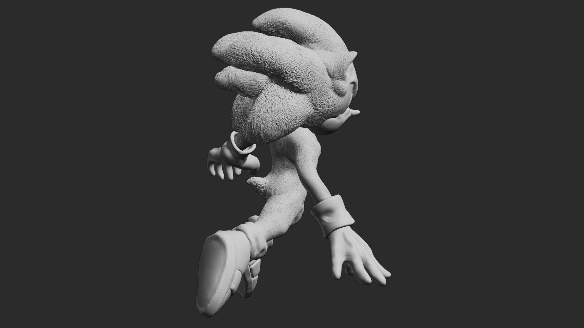 Sonic The Hedgedog PRINTABLE 3D modell 3D model_6
