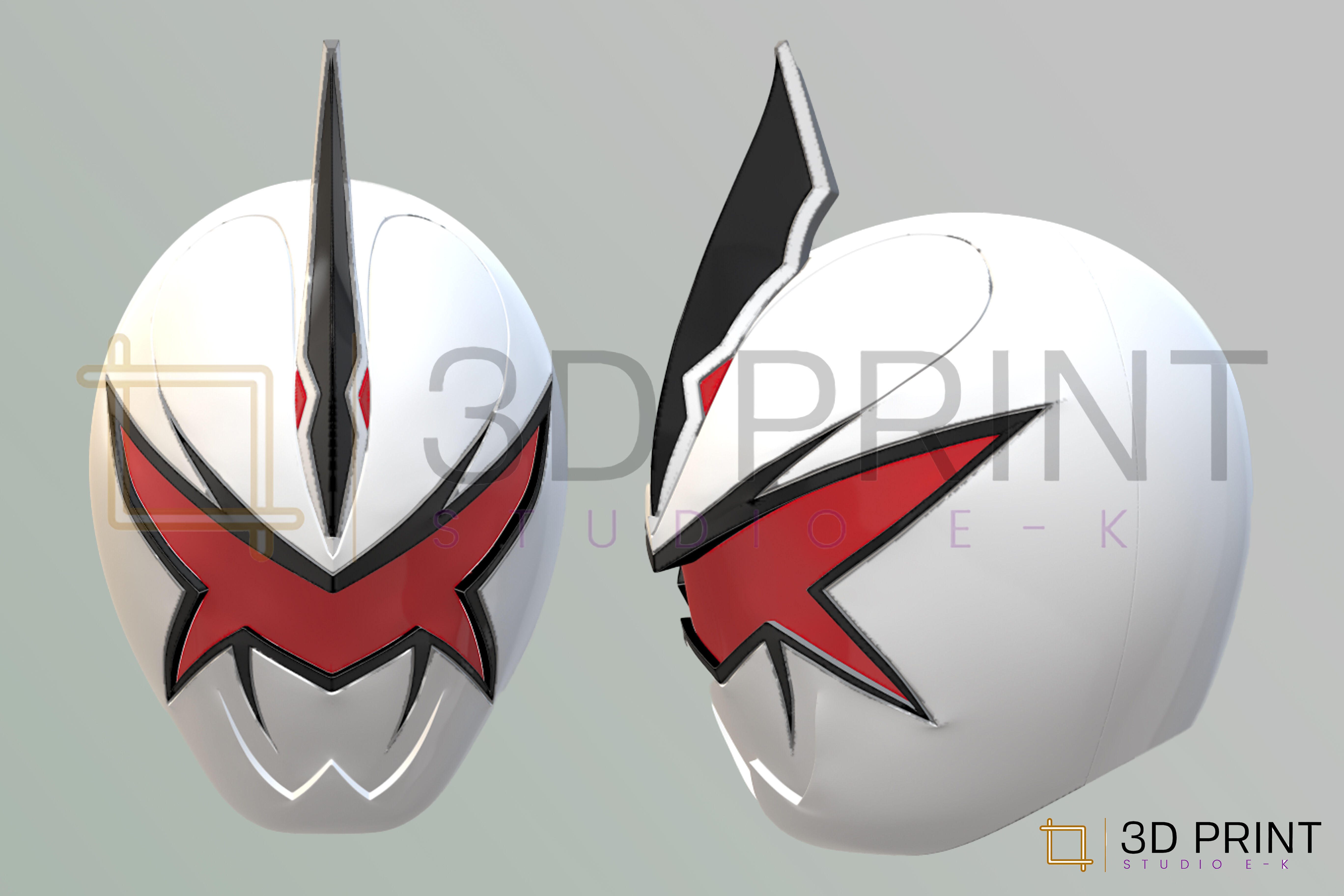 Power Rangers Dino Thunder Helmets Pack 3D print model_4