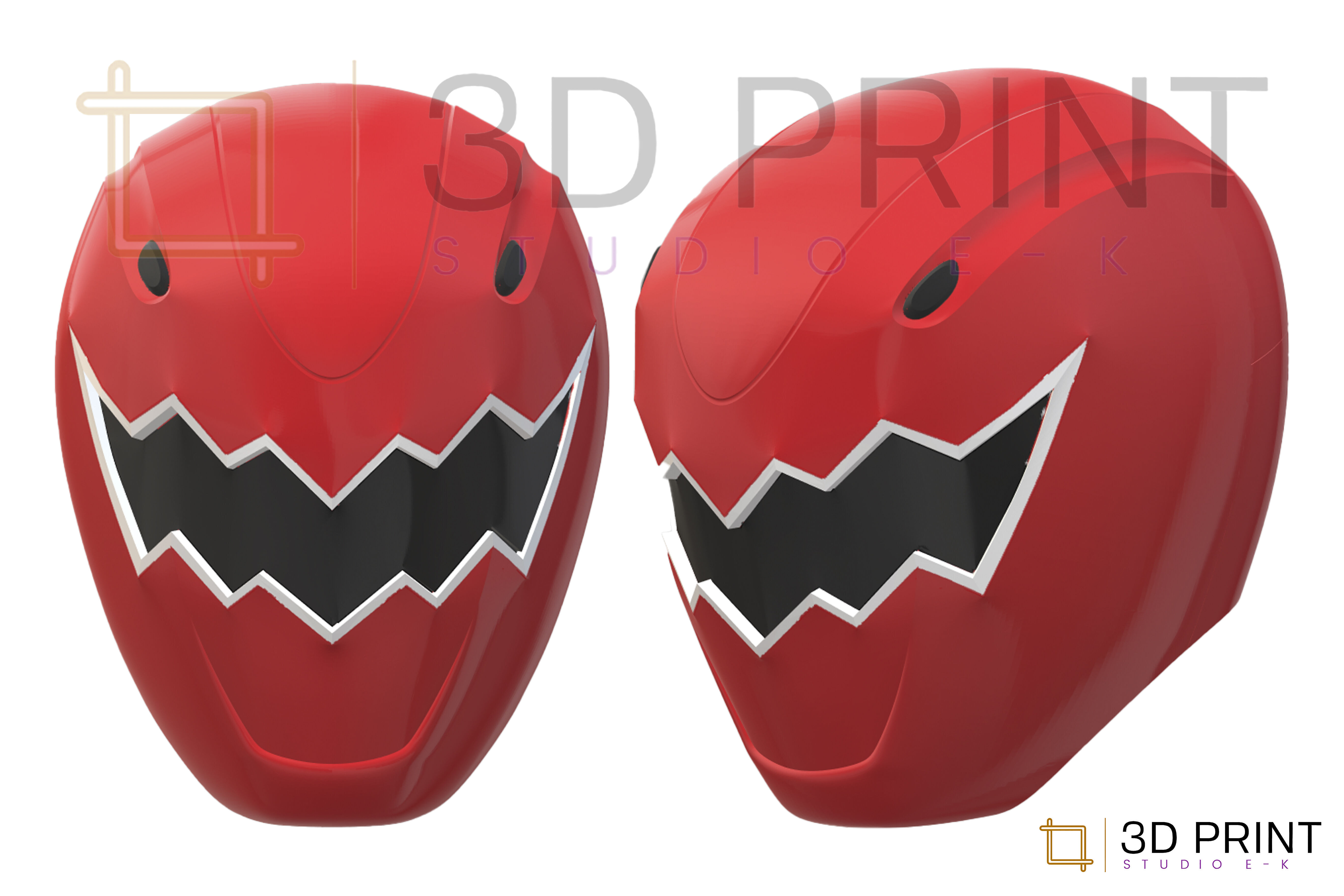 Power Rangers Dino Thunder Helmets Pack 3D print model_1