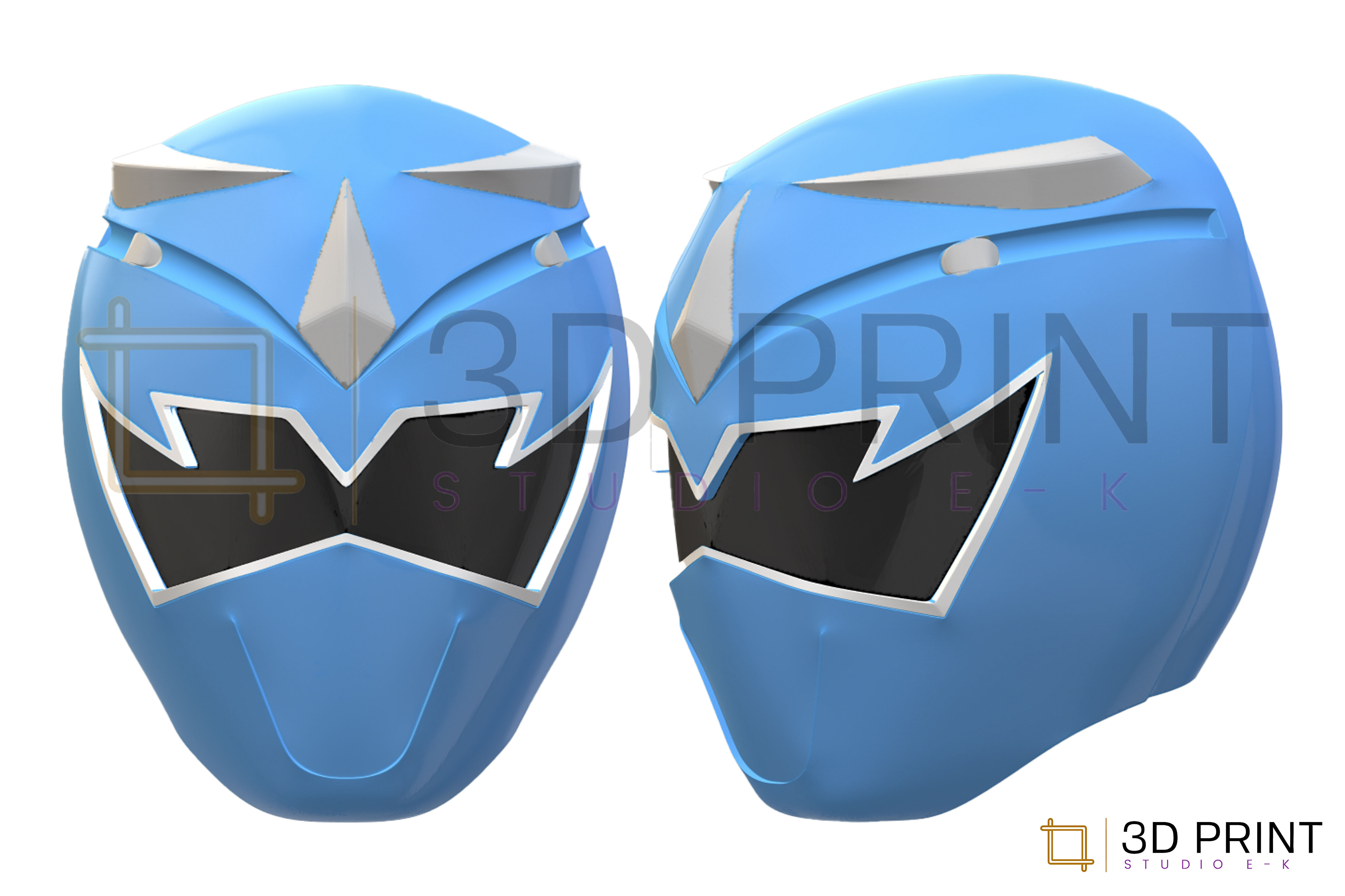 Power Rangers Dino Thunder Helmets Pack 3D print model_2