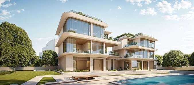 Modern Villa 3D model
