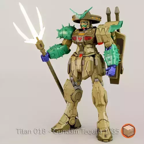 Titan 018 - Aka Tequila Gundam