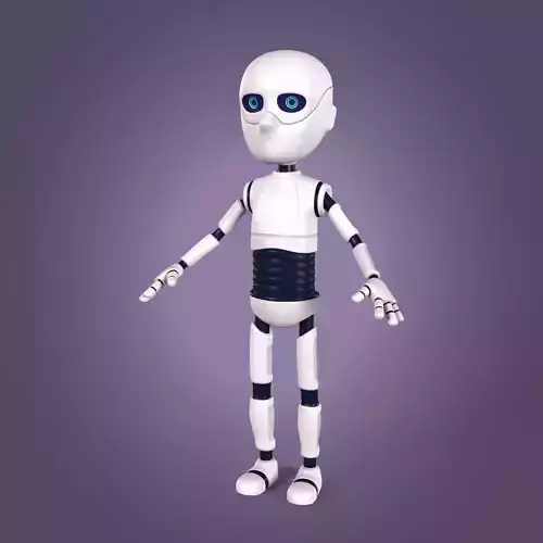 Cartoon Robot -- Android -- Humanoid