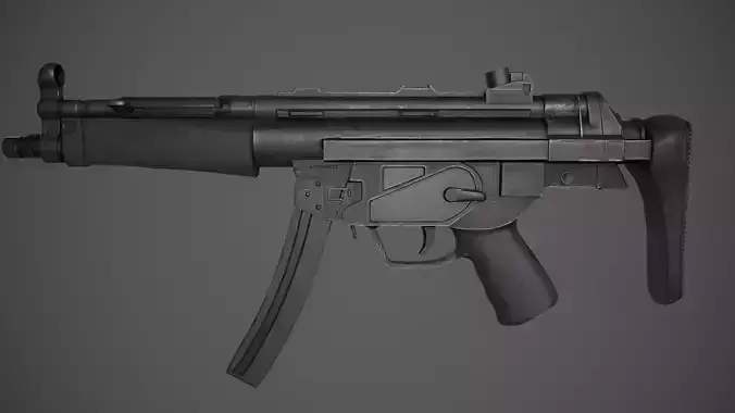 Realistic MP-5 model 