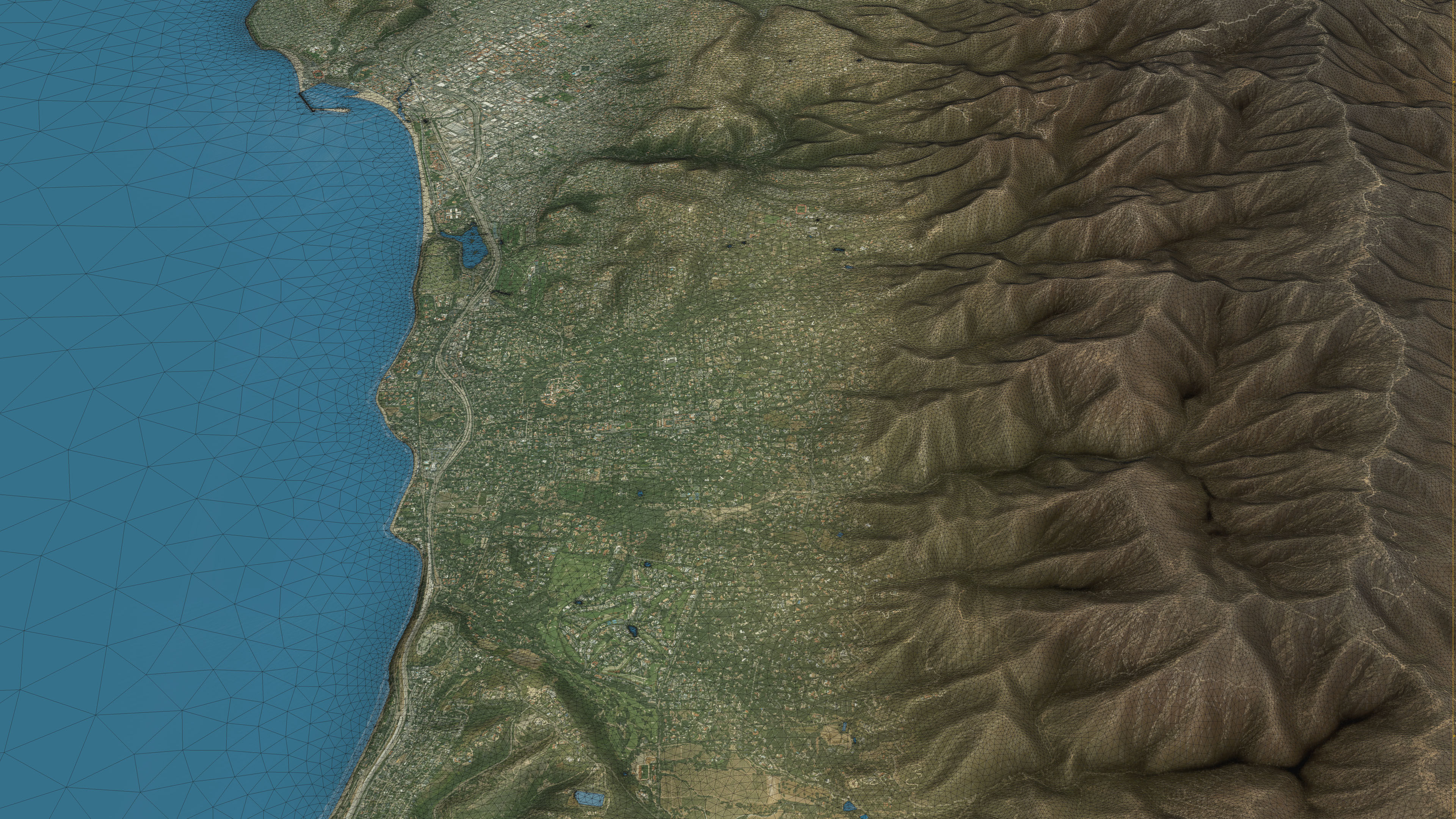 Santa Barbara - Topography Terrain 3D City 3D Model Collection_40
