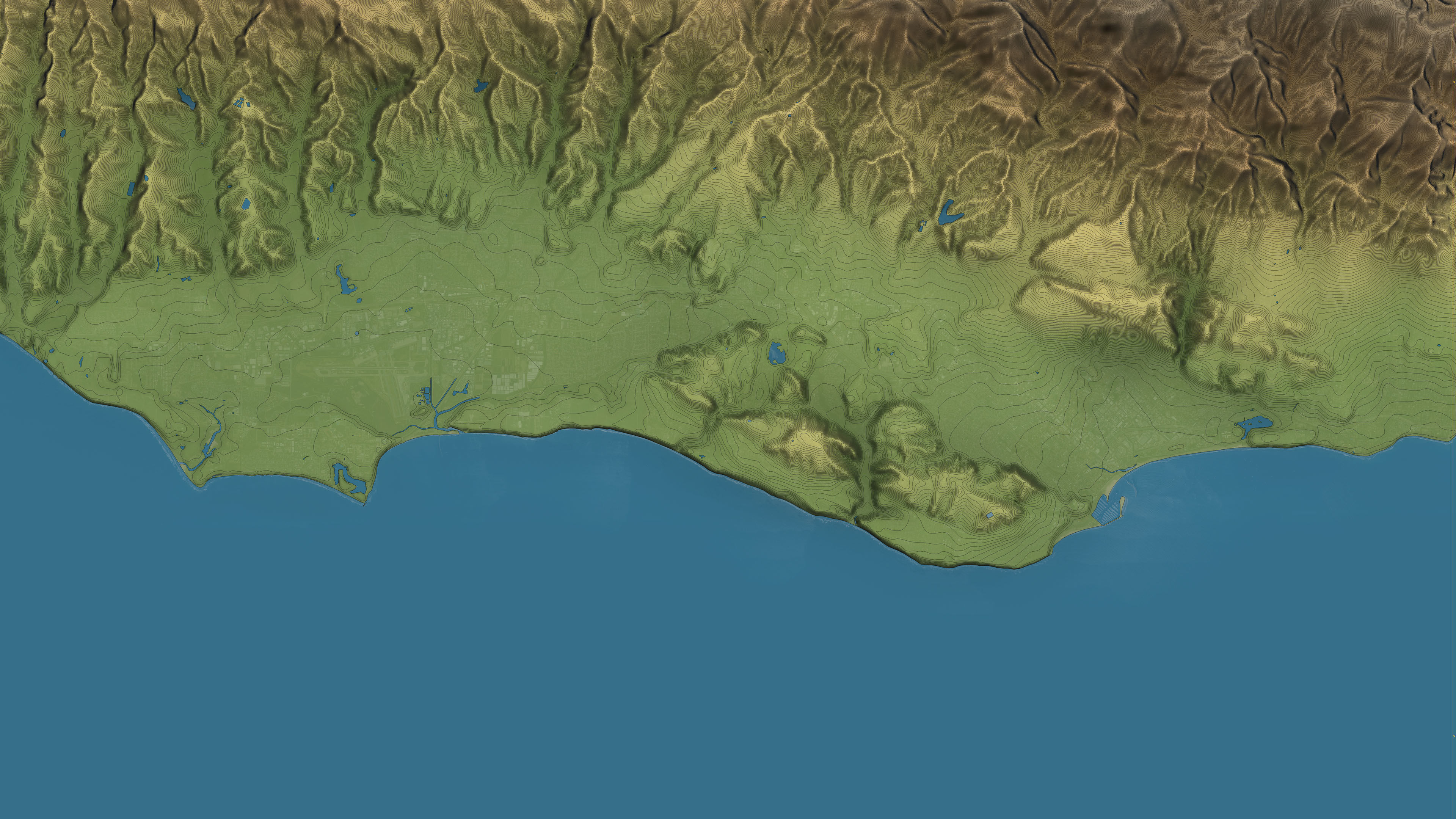 Santa Barbara - Topography Terrain 3D City 3D Model Collection_24