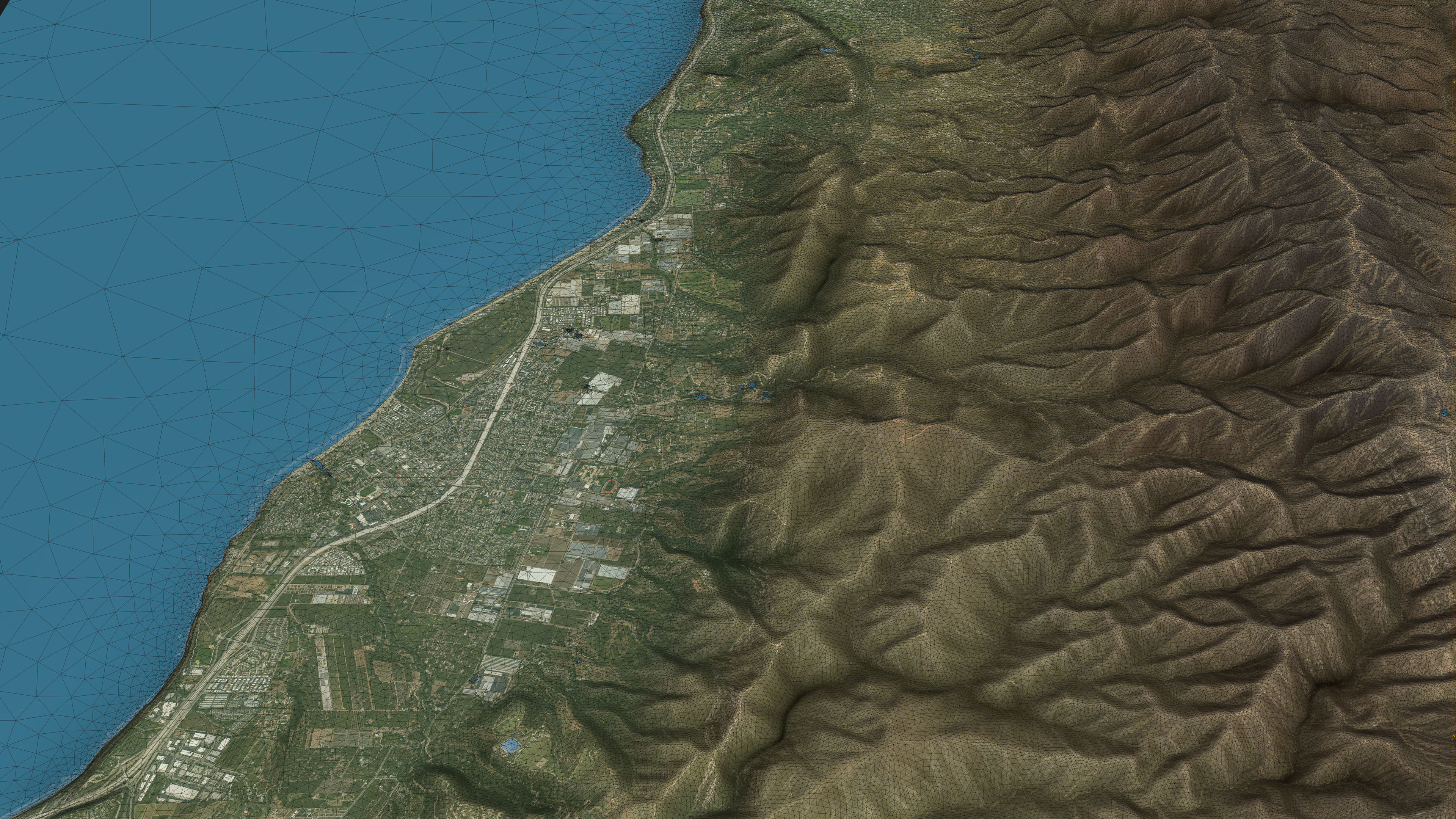Santa Barbara - Topography Terrain 3D City 3D Model Collection_43