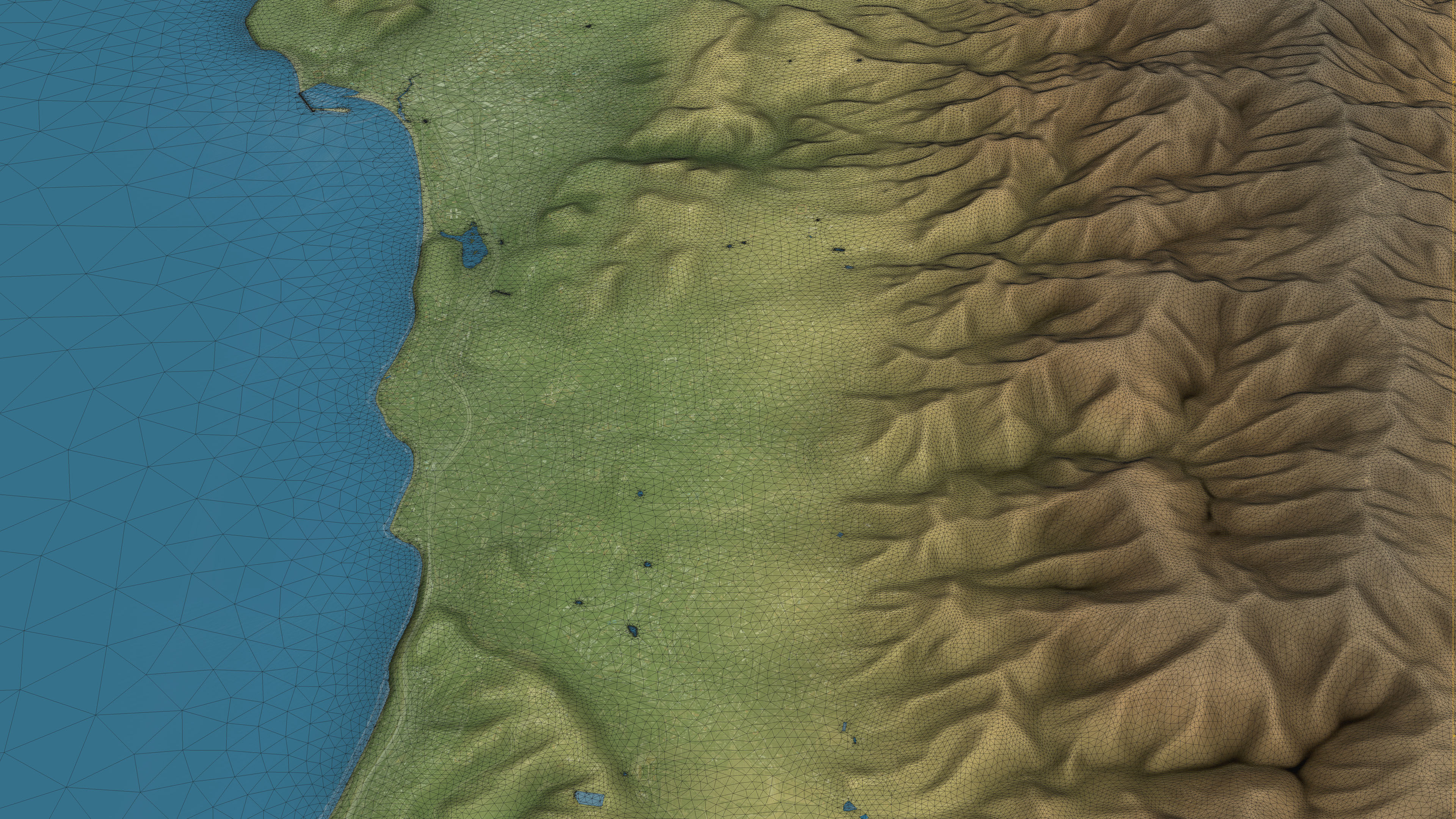 Santa Barbara - Topography Terrain 3D City 3D Model Collection_41