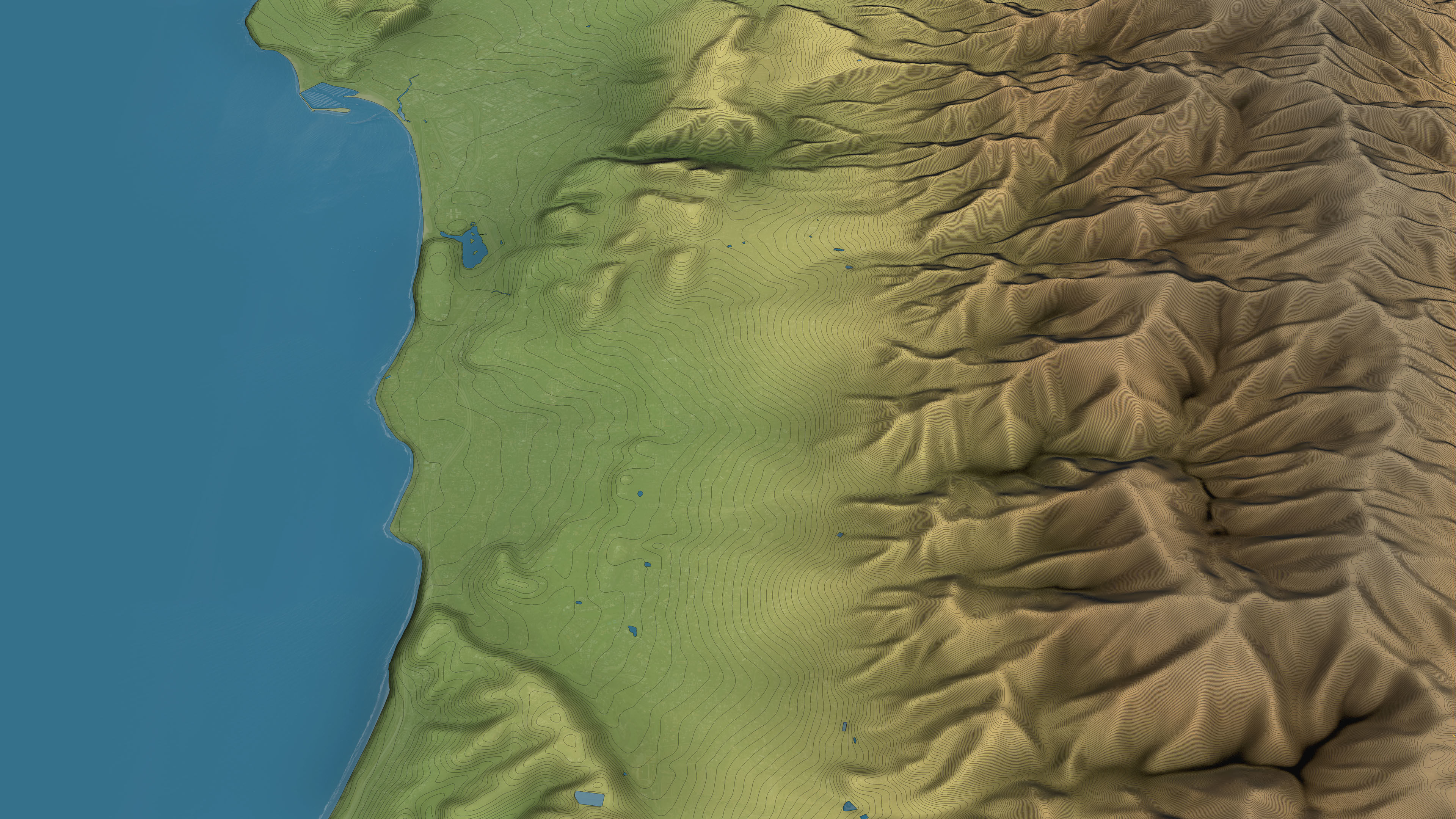 Santa Barbara - Topography Terrain 3D City 3D Model Collection_42