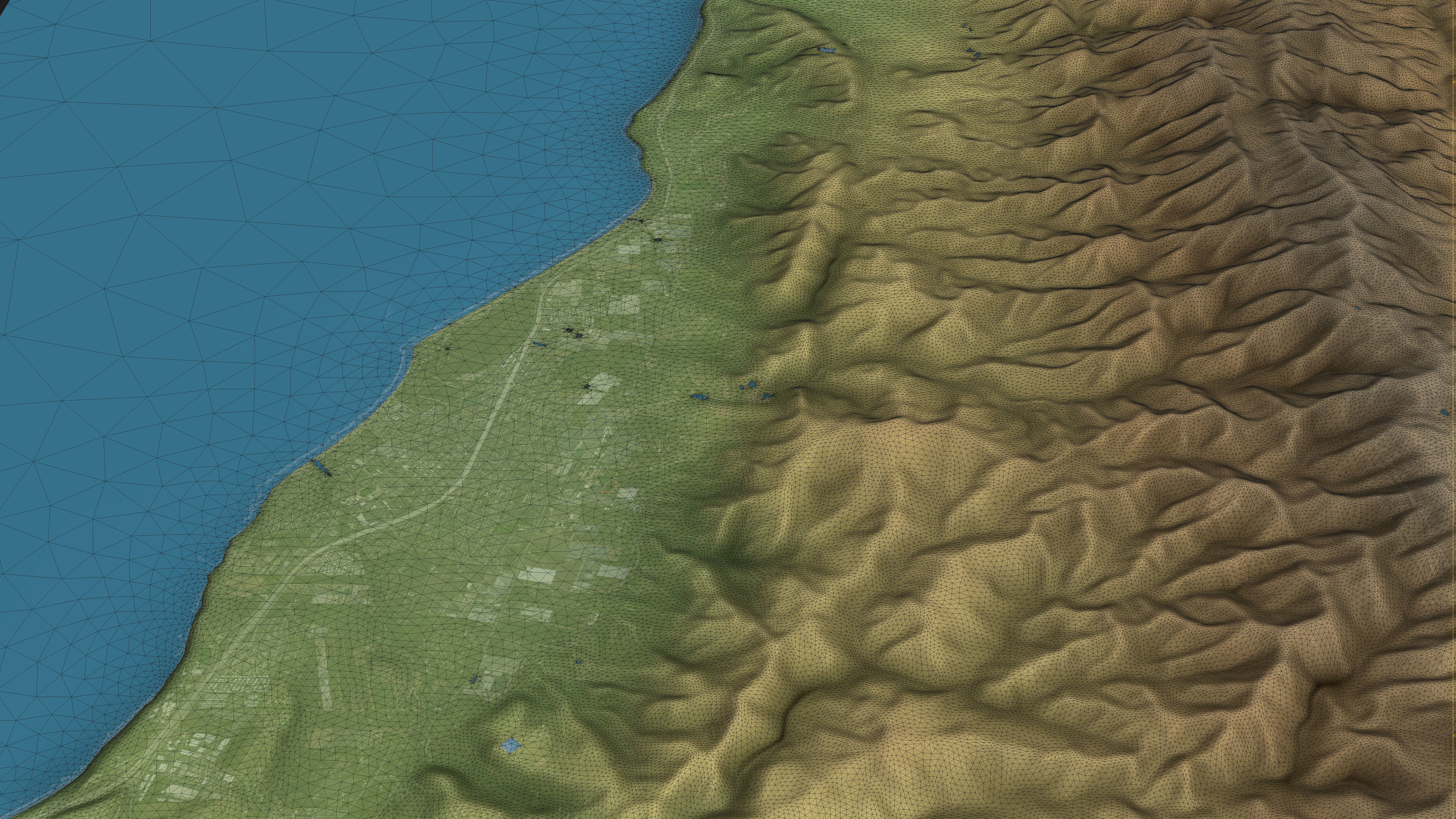 Santa Barbara - Topography Terrain 3D City 3D Model Collection_44