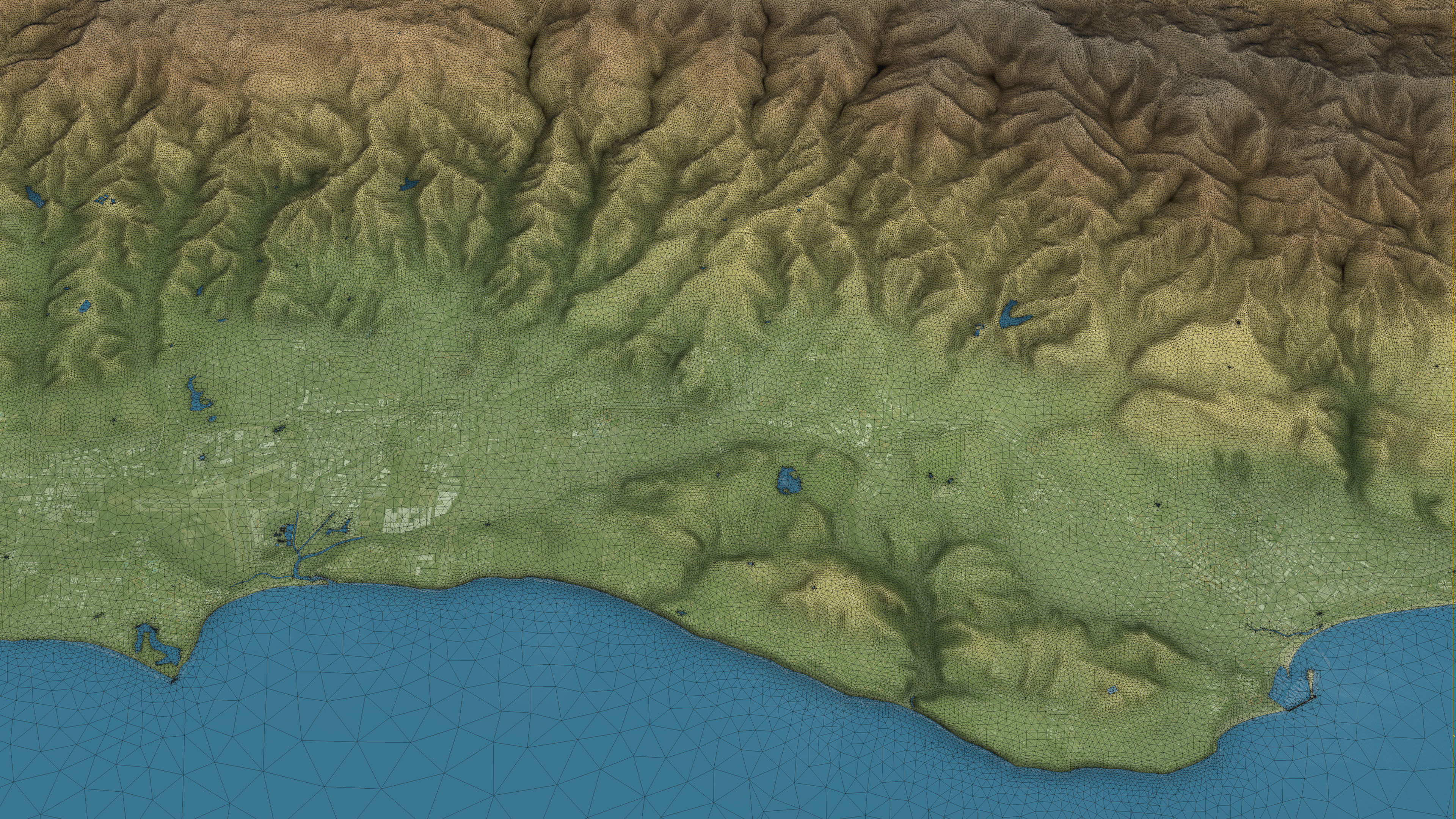 Santa Barbara - Topography Terrain 3D City 3D Model Collection_26