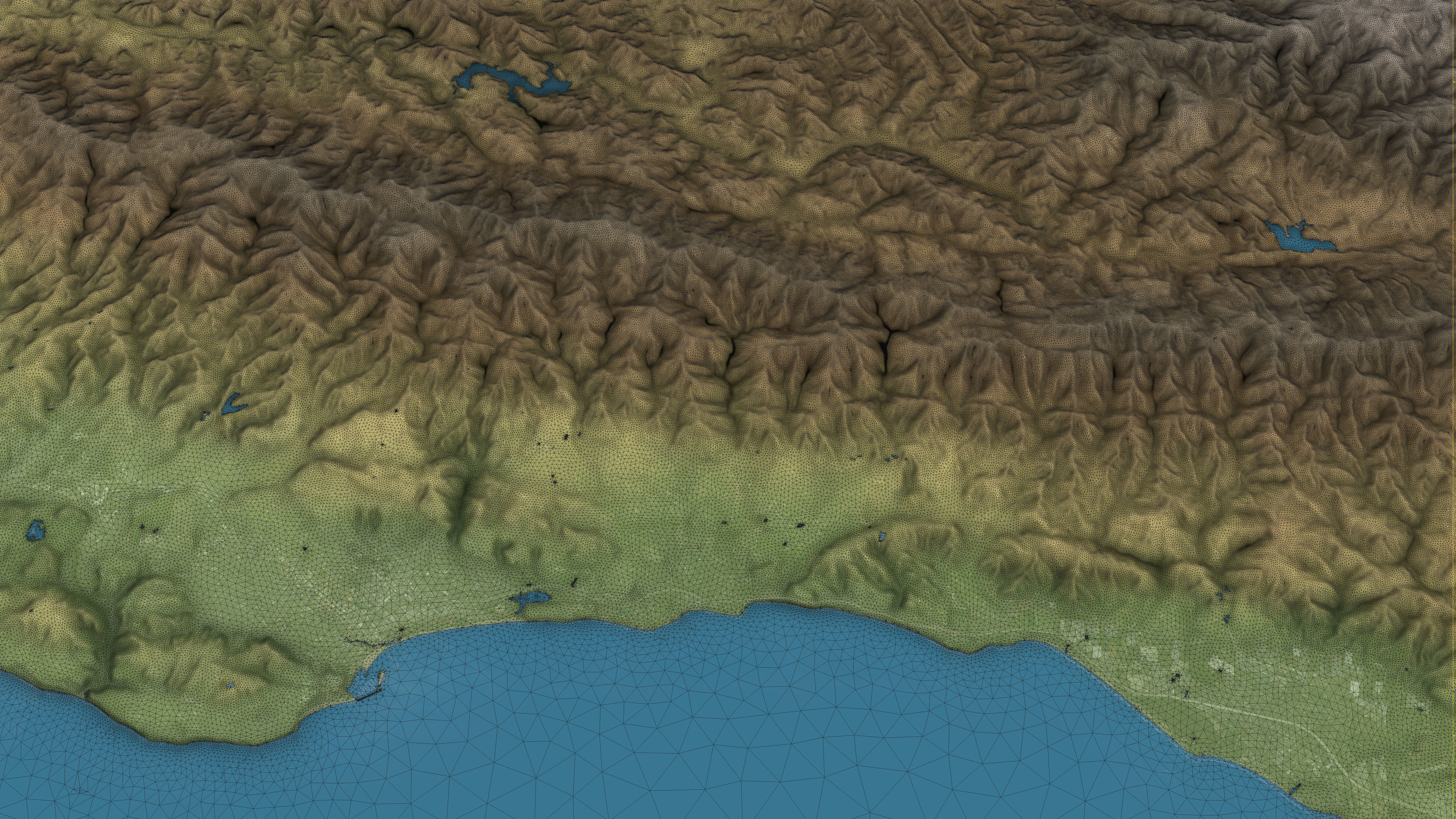 Santa Barbara - Topography Terrain 3D City 3D Model Collection_32