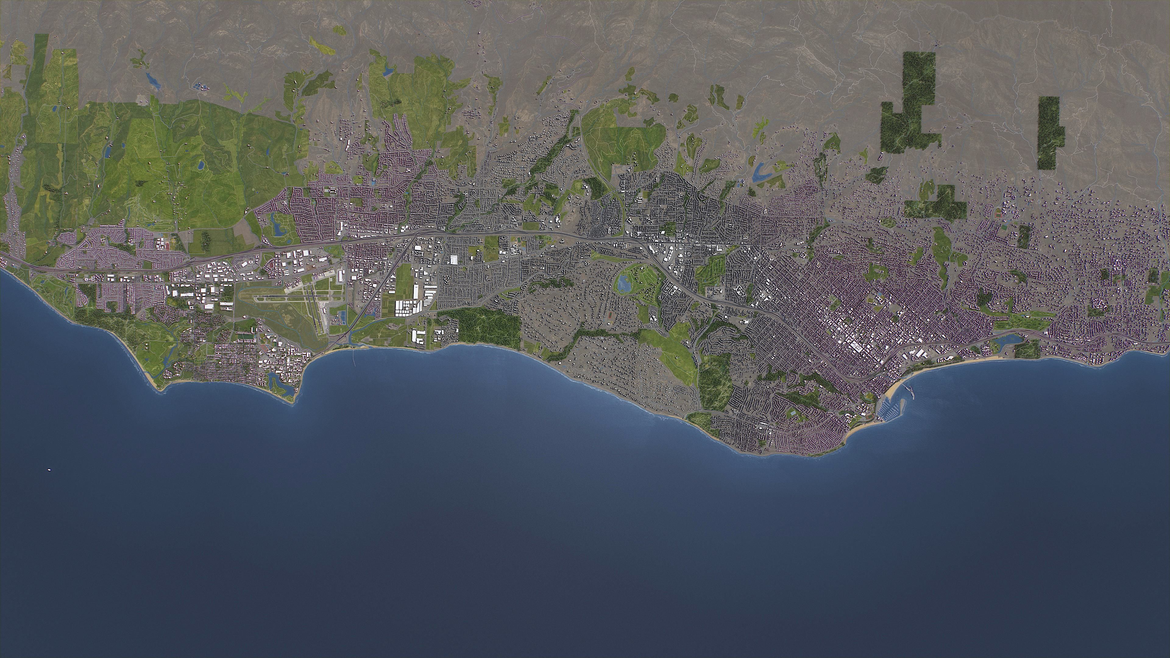 Santa Barbara - Topography Terrain 3D City 3D Model Collection_21