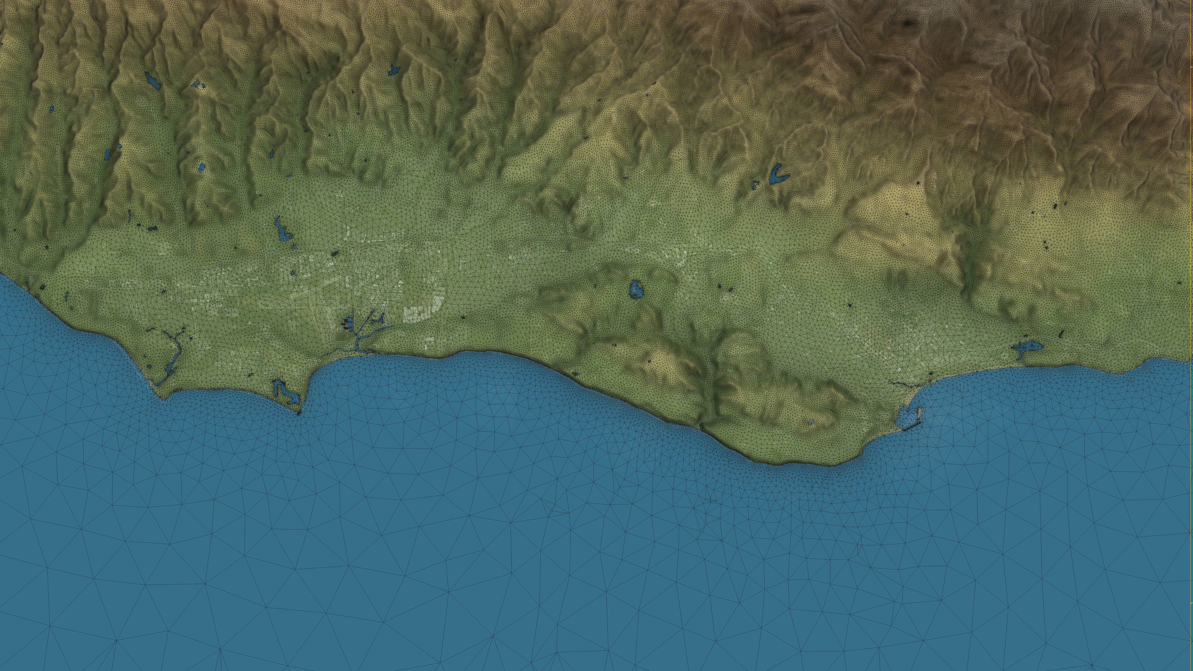 Santa Barbara - Topography Terrain 3D City 3D Model Collection_23