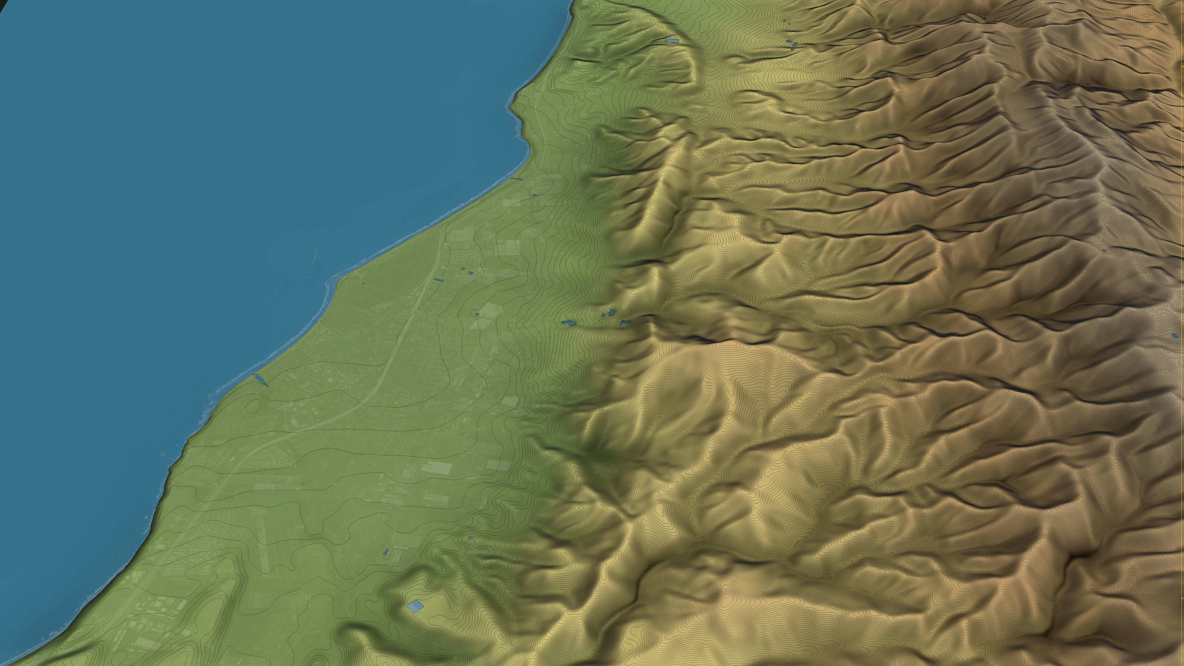 Santa Barbara - Topography Terrain 3D City 3D Model Collection_45