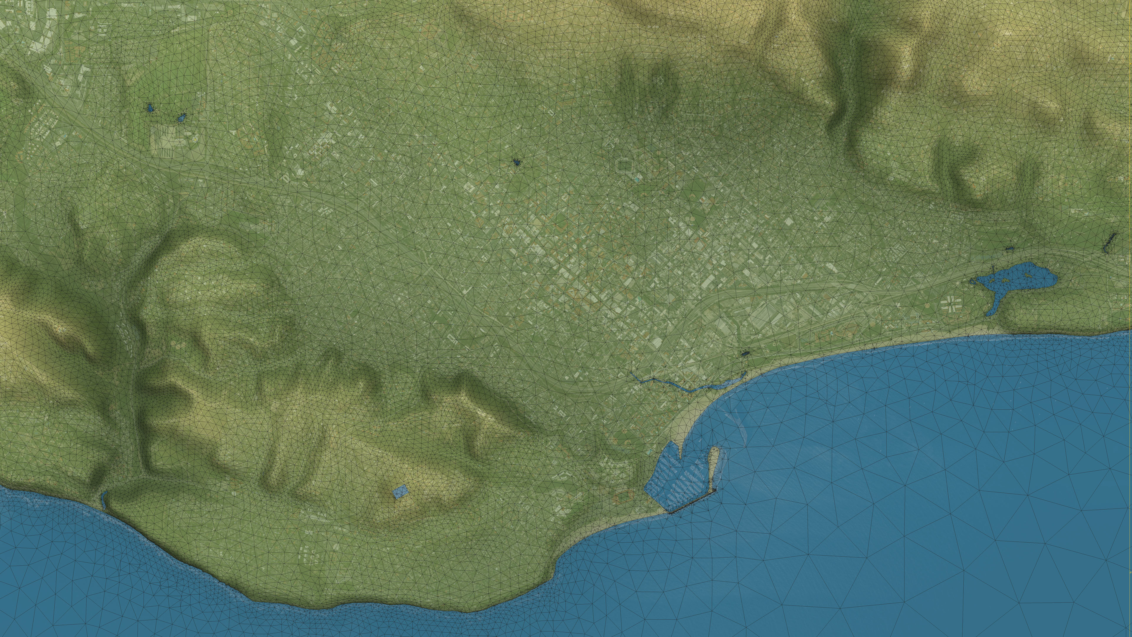 Santa Barbara - Topography Terrain 3D City 3D Model Collection_15