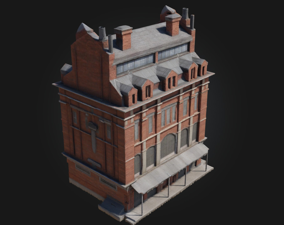 The Industrial Warehouse Grit and Function in a Massive Shell 3D model_5