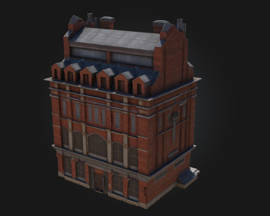 The Industrial Warehouse Grit and Function in a Massive Shell 3D model_2