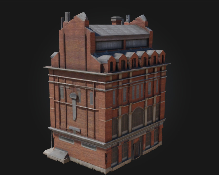 The Industrial Warehouse Grit and Function in a Massive Shell 3D model_3