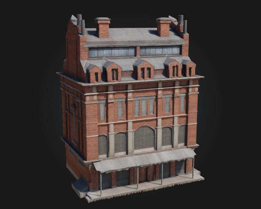 The Industrial Warehouse Grit and Function in a Massive Shell 3D model_1