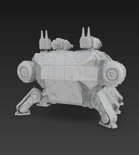 3D Printable Iron Oath Stegodon Heavy Armored Multi 3D model_25