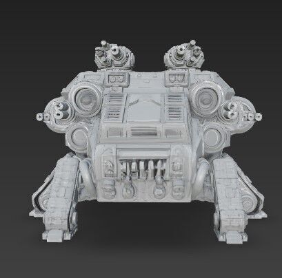 3D Printable Iron Oath Stegodon Heavy Armored Multi 3D model_6