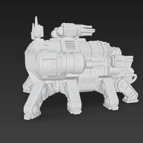 3D Printable Iron Oath Stegodon Heavy Armored Multi 3D model_13