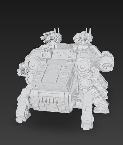 3D Printable Iron Oath Stegodon Heavy Armored Multi 3D model_19