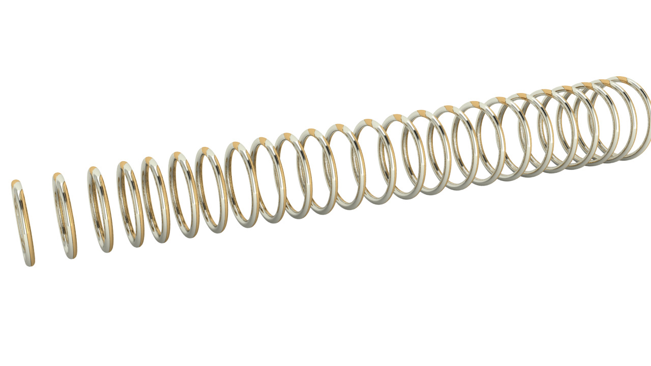 Bicolor Twisted Trio Set 3D print model_3