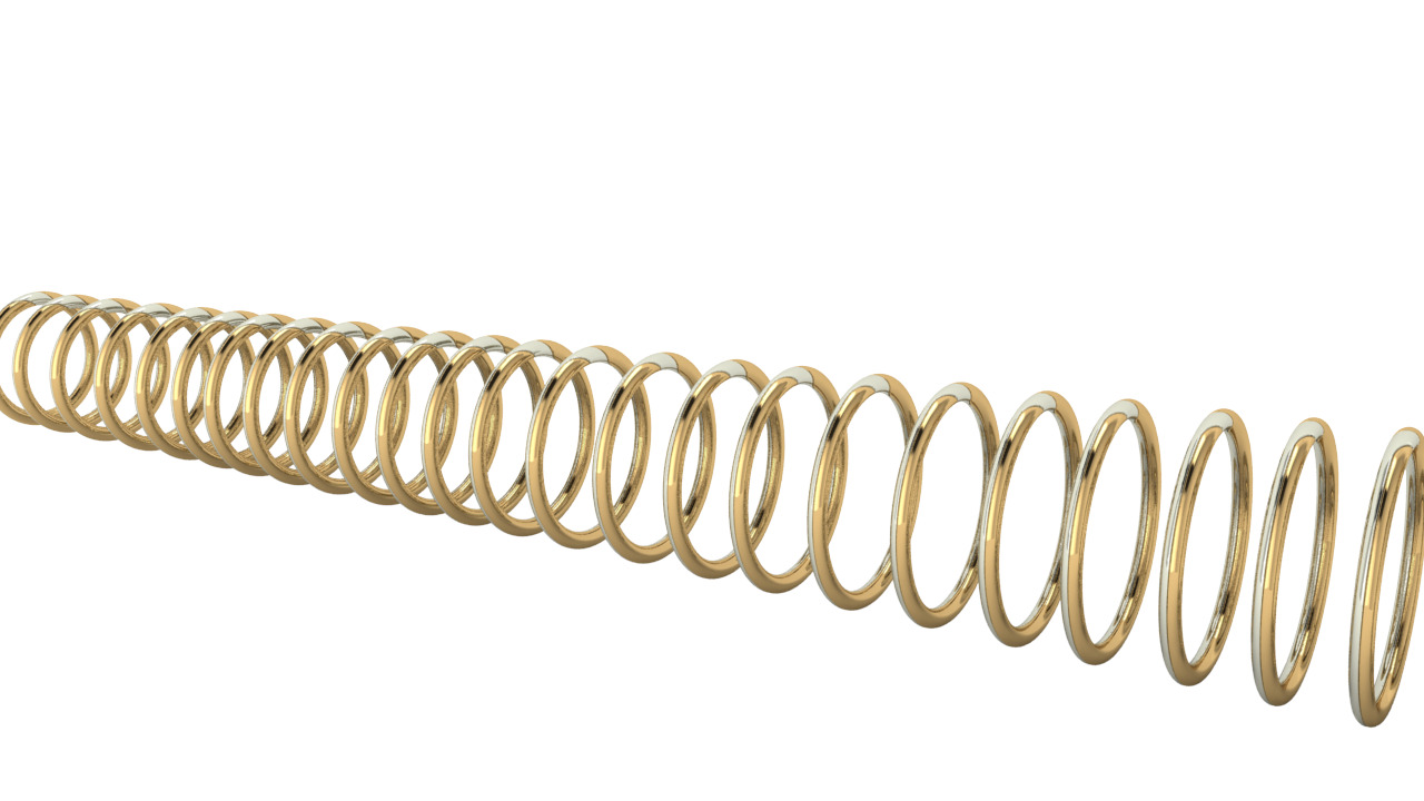 Bicolor Twisted Trio Set 3D print model_5