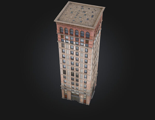 The Tower of Elegance  Graceful Architecture in Vertical Form 3D model 6
