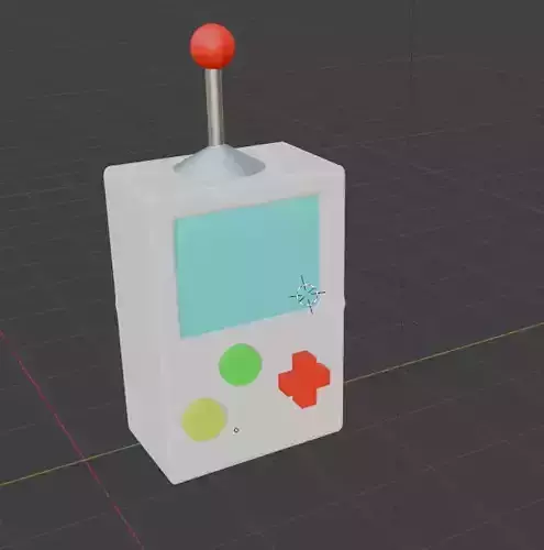 Low poly game controller