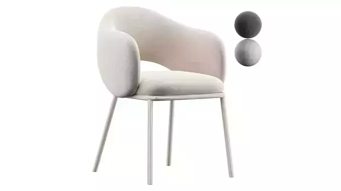 Maina Dining Chair by Kave Home 3D model