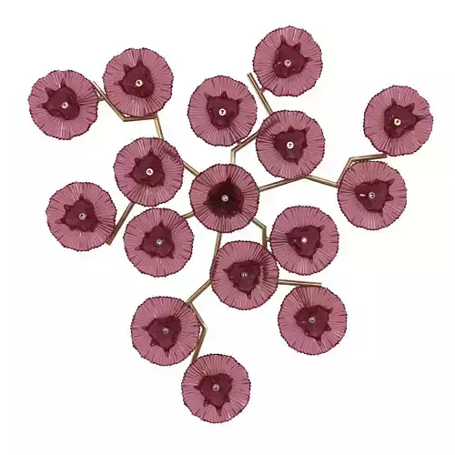 Wall sconce murano studio Glustin 3D model