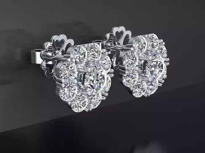 Elegant Floral Diamond