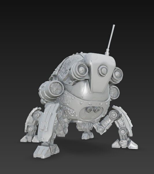 3D Printable Iron Oath Sentinel Sphere Steampunk Explorer  3D model_22